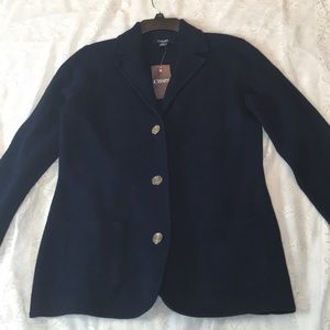 New Navy Chaps sweater coat
